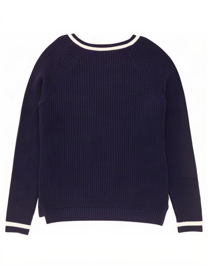 Gap Γυναικείο πουλόβερ με λαιμόκοψη UK 10 Small Navy Blue