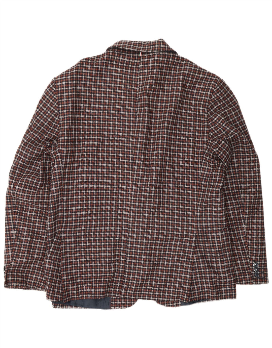Exibit Ανδρικό σακάκι σακάκι με 2 κουμπιά UK 40 Large Brown Check