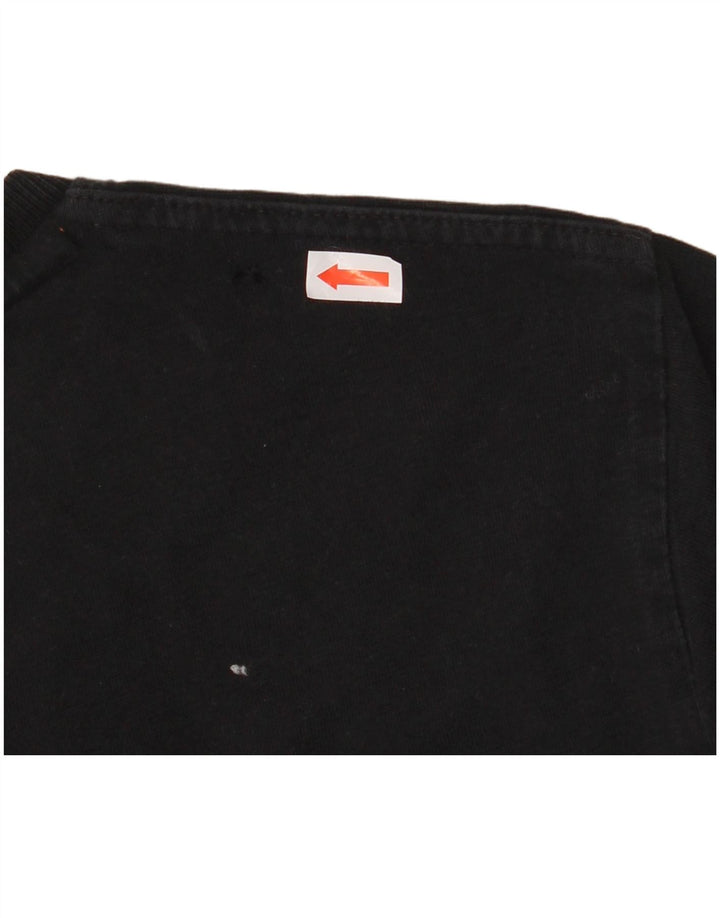 Ανδρικό T-Shirt SUPERDRY Top Μεσαίο μαύρο βαμβακερό