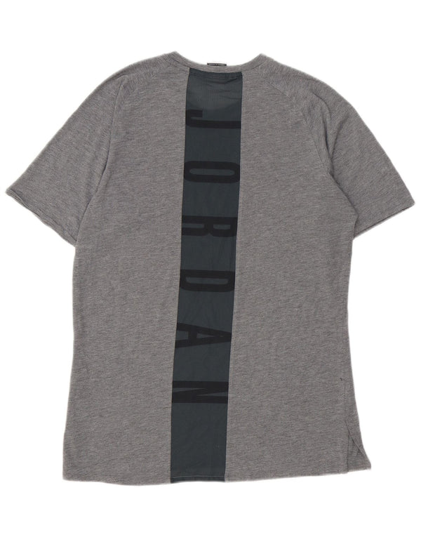 Ανδρικό γραφικό T-Shirt Jordan Top Medium Grey Colourblock