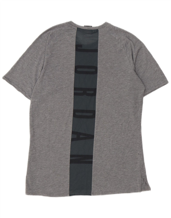 Ανδρικό γραφικό T-Shirt Jordan Top Medium Grey Colourblock