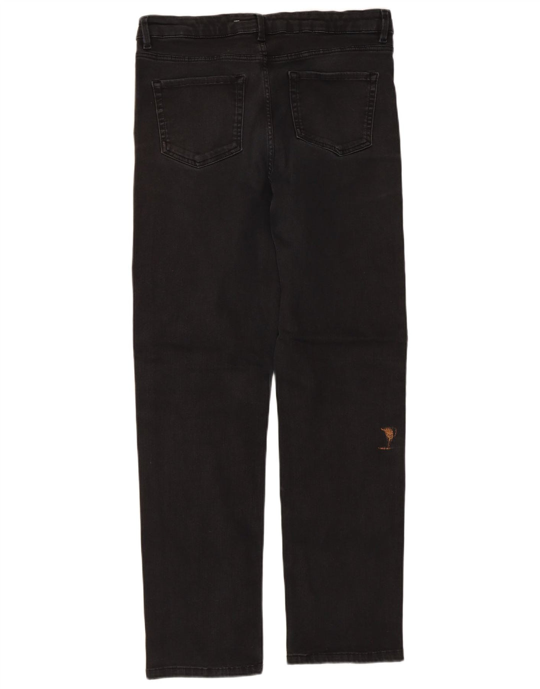 Marks & Spencer Γυναικεία κανονικά ίσια τζιν UK 16 μεγάλα W32 L30 Μαύρο