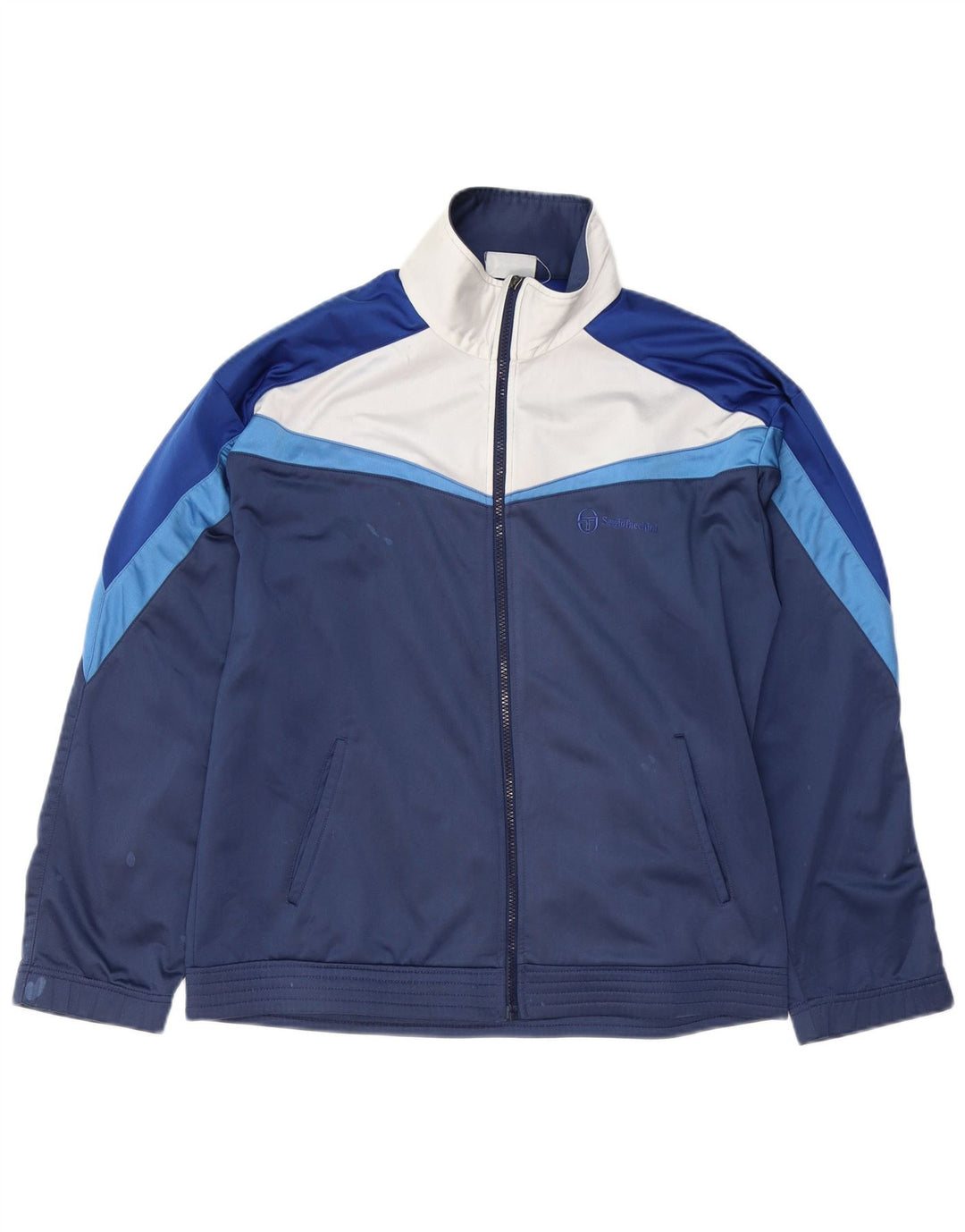 SERGIO TACCHINI Ανδρική αθλητική φόρμα Top Jacket Medium Navy Blue Colourblock