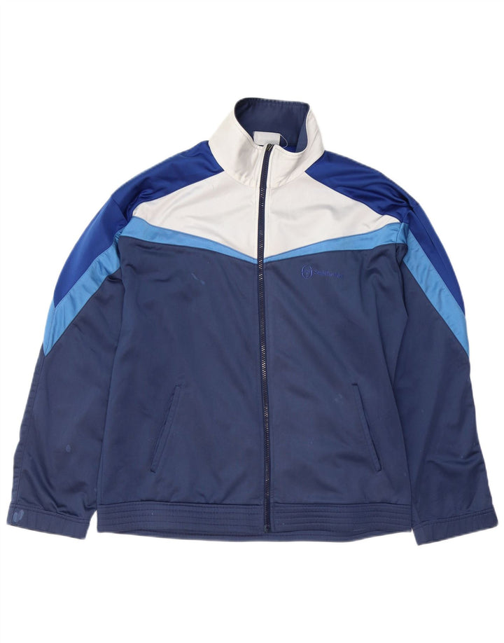 SERGIO TACCHINI Ανδρική αθλητική φόρμα Top Jacket Medium Navy Blue Colourblock