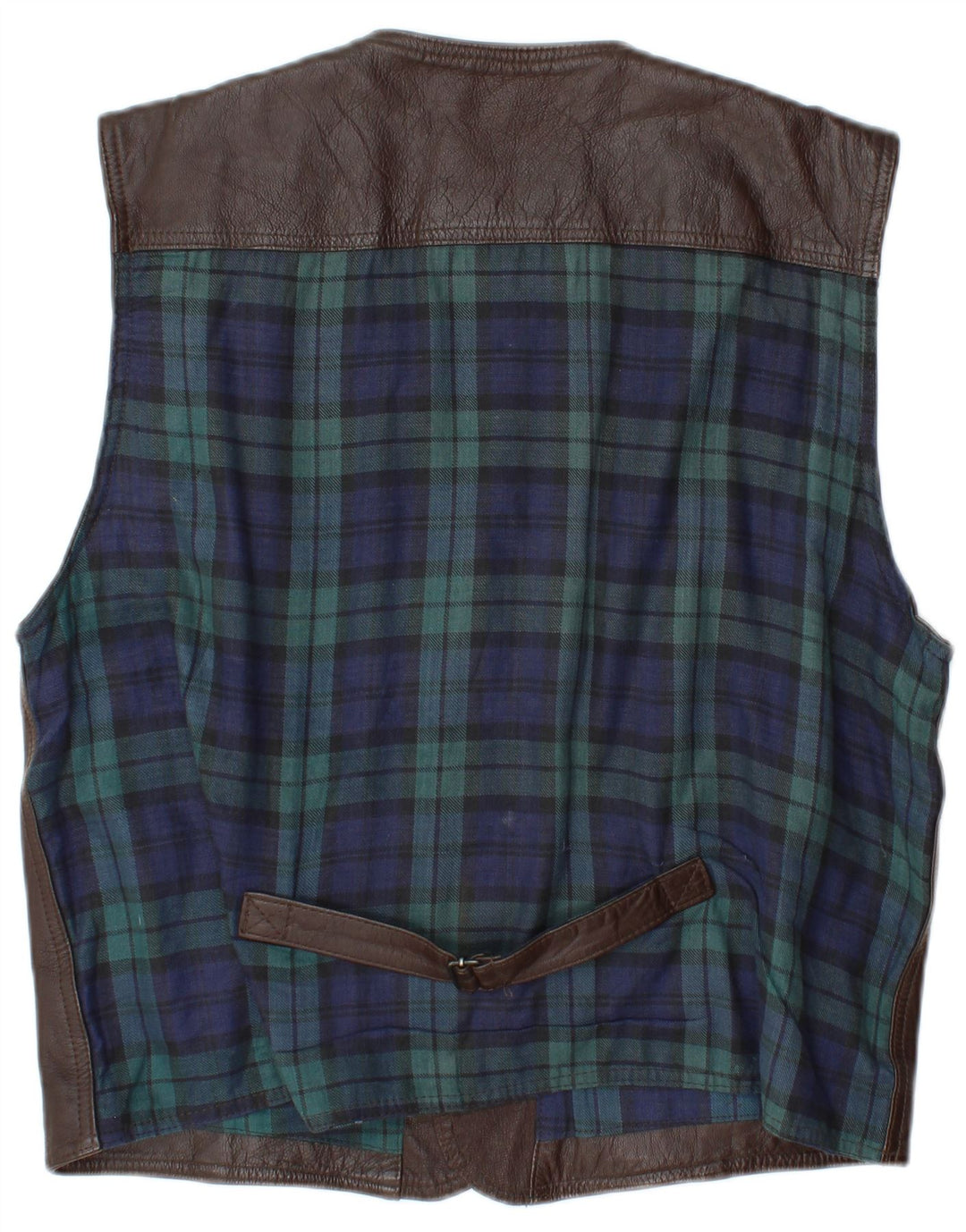 L.O.G.G Ανδρικό Δερμάτινο Γιλέκο XL Καφέ Δέρμα