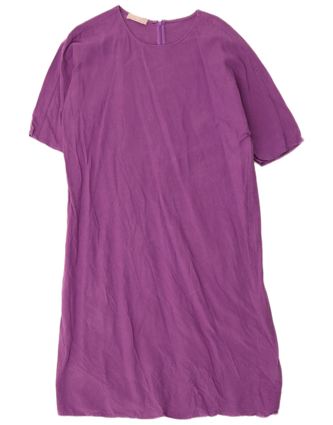 Stefanel Γυναικείο μάξι φόρεμα UK 14 Medium Purple Lyocell