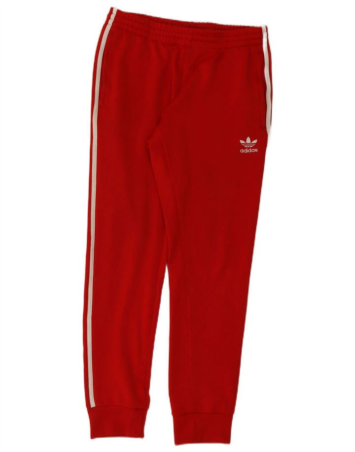 Ανδρική φόρμα Adidas Παντελόνι Joggers Μεσαίο κόκκινο πολυεστέρα