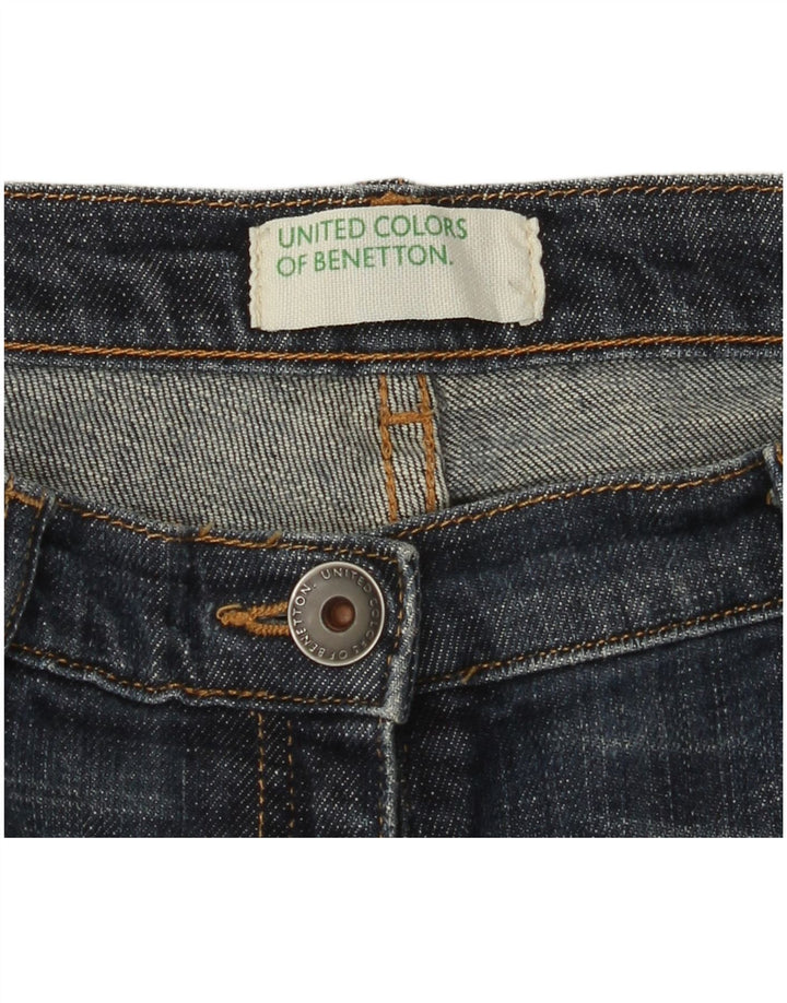 BENETTON Γυναικείο Τζιν Capri W28 L21 Μπλε