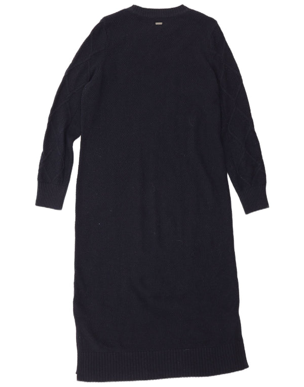 Γυναικείο μακρυμάνικο φόρεμα Barbour UK 12 Medium Navy Blue Classic