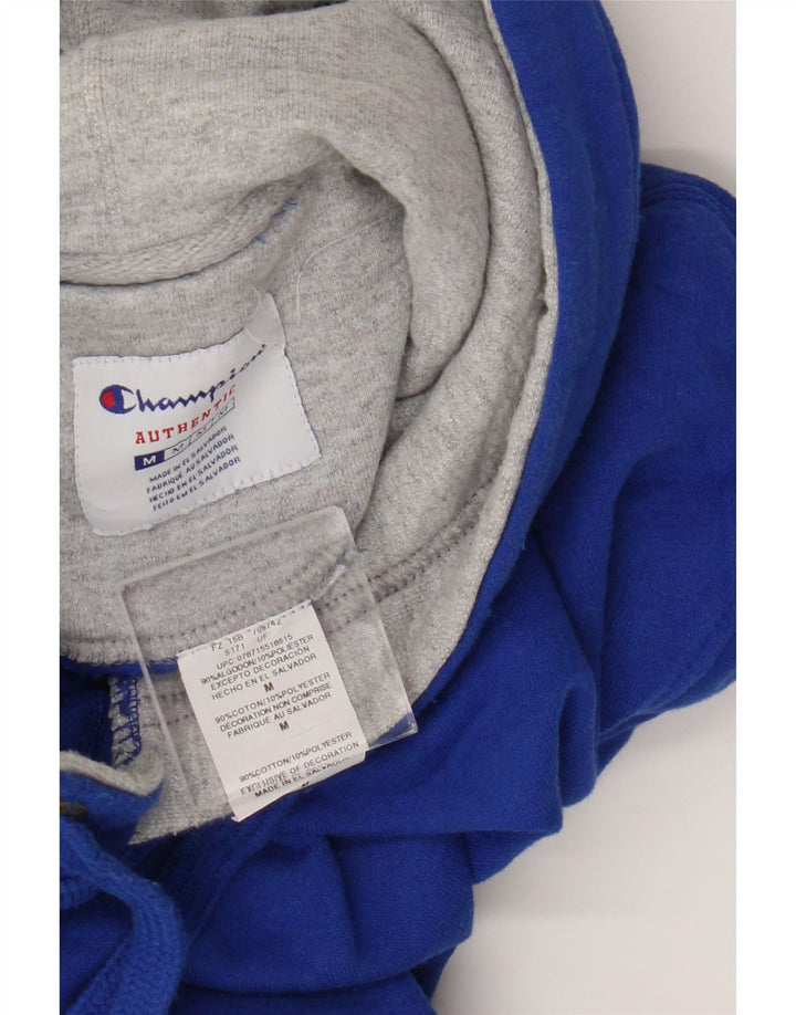 Champion Mens Hoodie Jumper Μεσαίο Μπλε Βαμβακερό