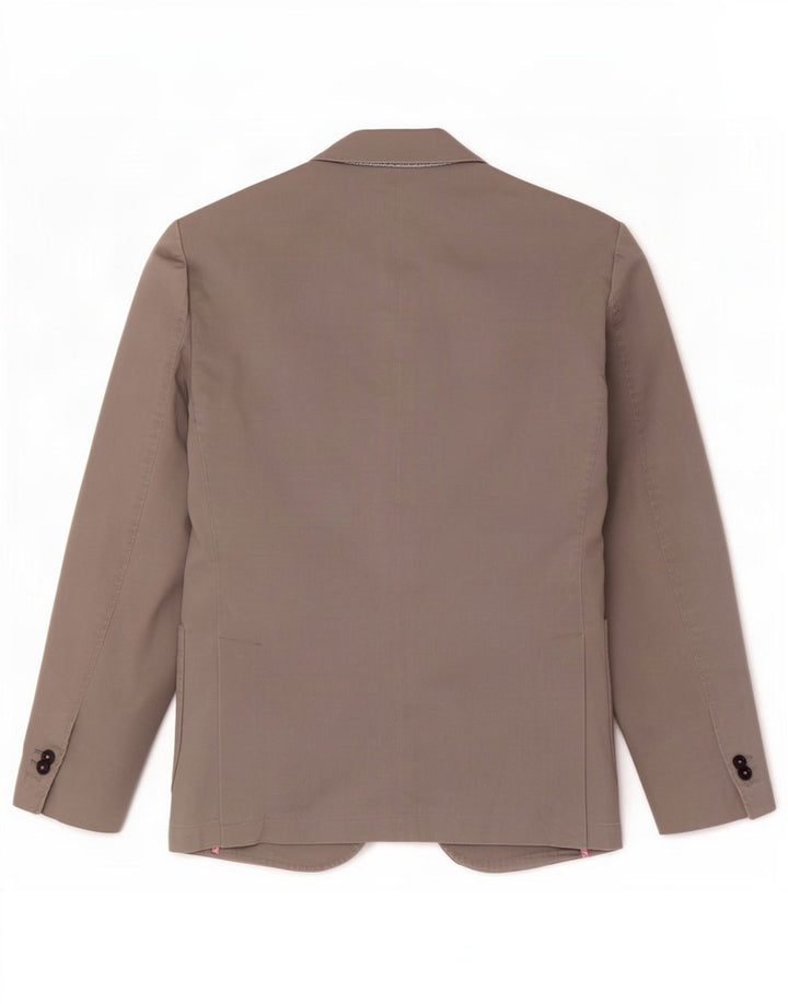 Henry Cottons Ανδρικό σακάκι 2 κουμπιών σακάκι IT 46 Small Grey Cotton