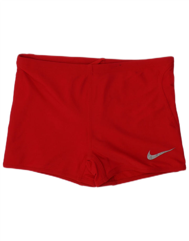 NIKE Girls Sports Short 12-13 Years Large Red Nylon