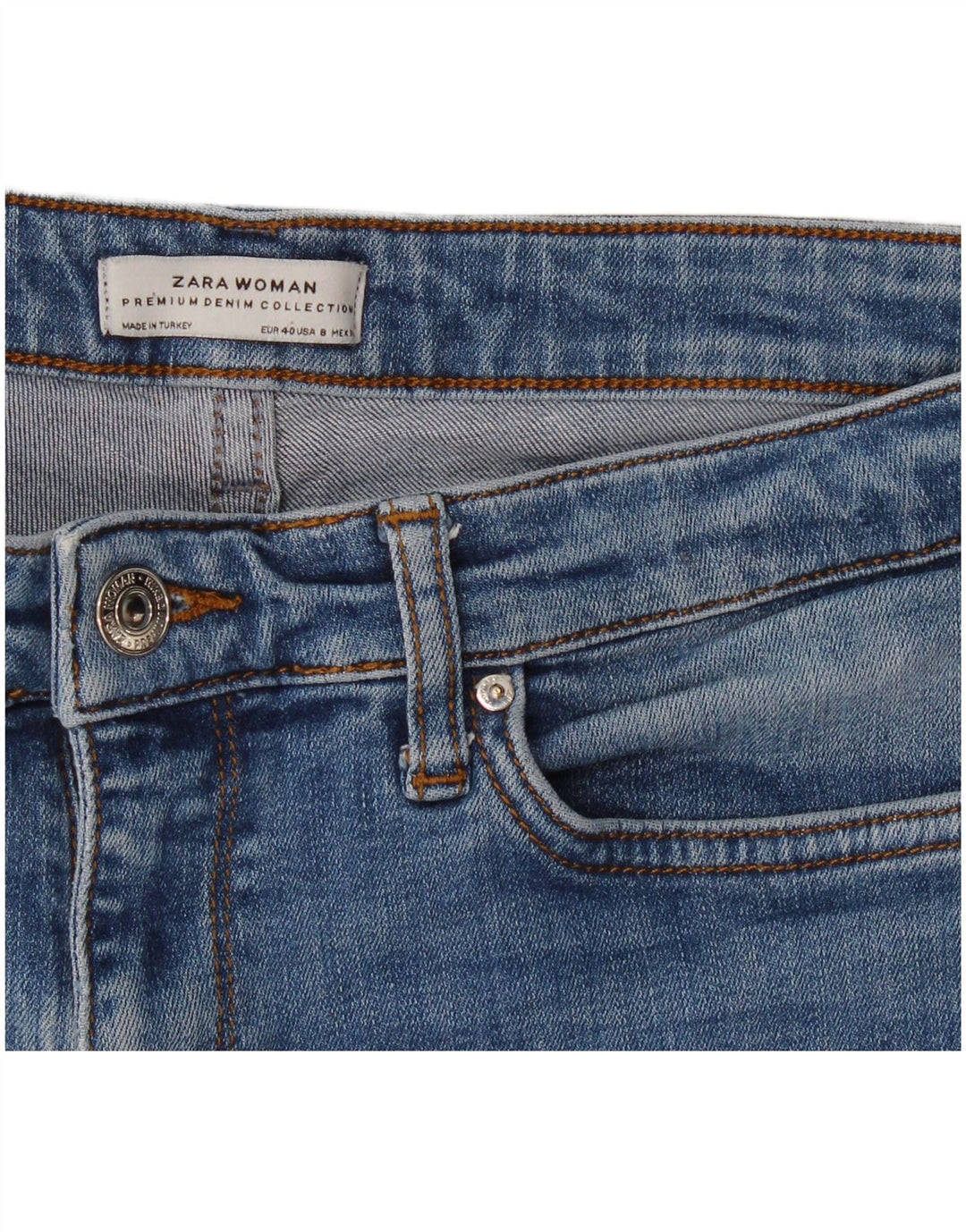 Zara Γυναικείο Τζιν EU 40 Medium W30 L30 Blue