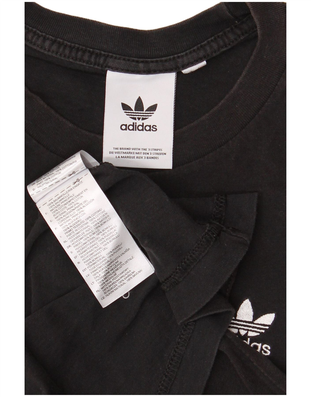 Ανδρικό T-Shirt ADIDAS Top Μικρό μαύρο βαμβακερό