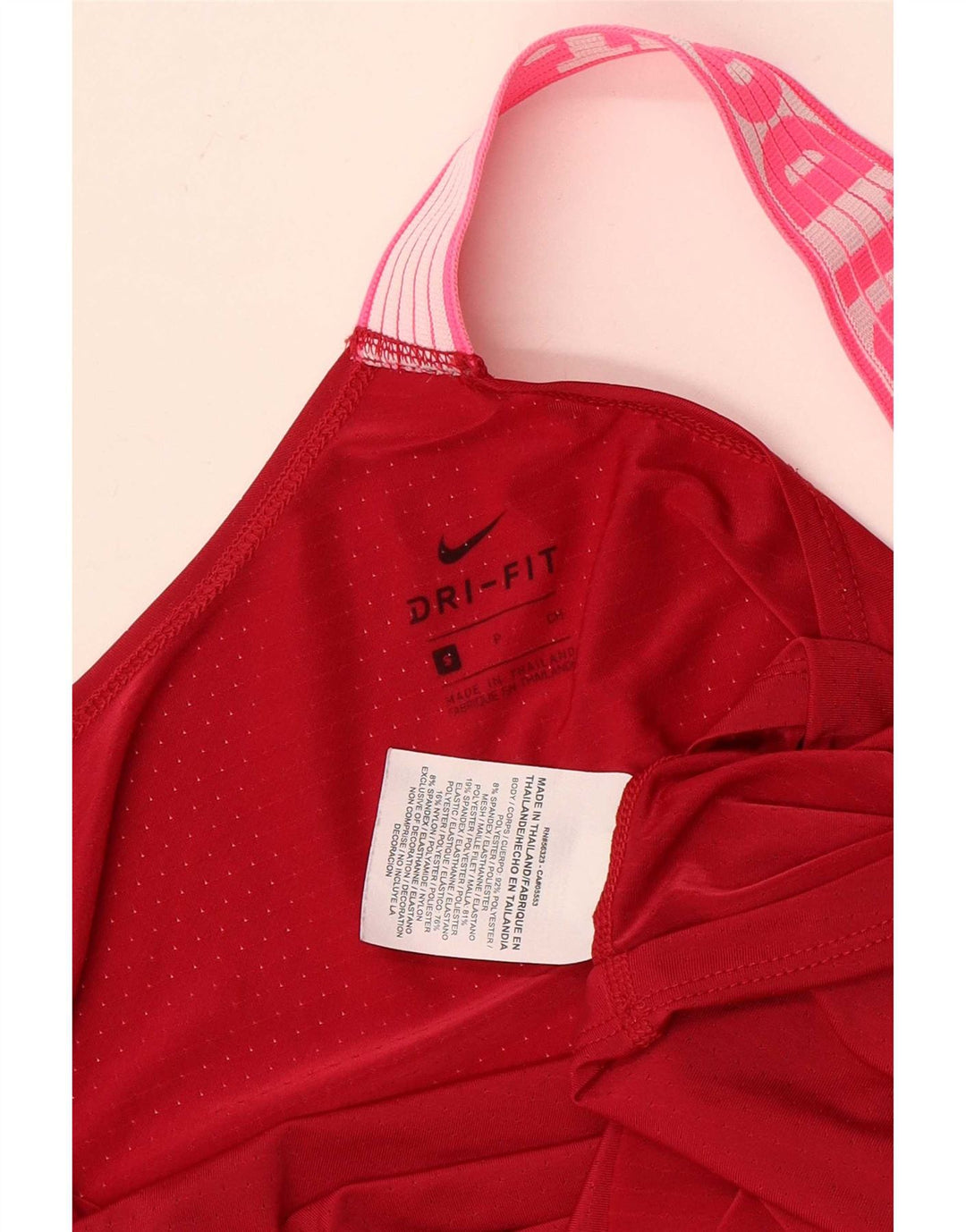 Γυναικείο γραφικό γιλέκο Nike Top 10 Small Red Colourblock Πολυεστέρας