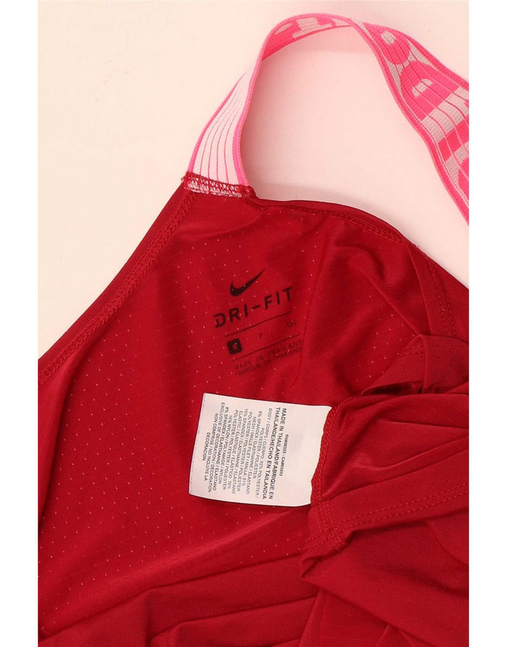 Γυναικείο γραφικό γιλέκο Nike Top 10 Small Red Colourblock Πολυεστέρας