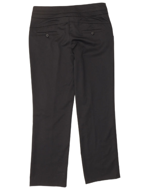 TRUSSARDI Γυναικείο ίσιο παντελόνι IT 44 Medium W30 L28 Μαύρο