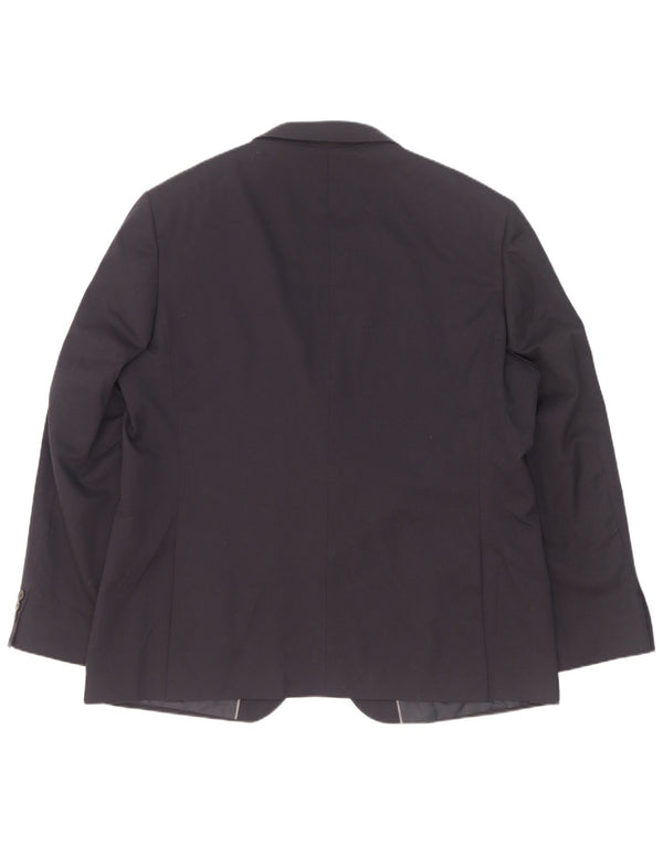 Marks & Spencer Ανδρικό μπουφάν σακάκι με 2 κουμπιά UK 46 3XL Navy Blue Polyester