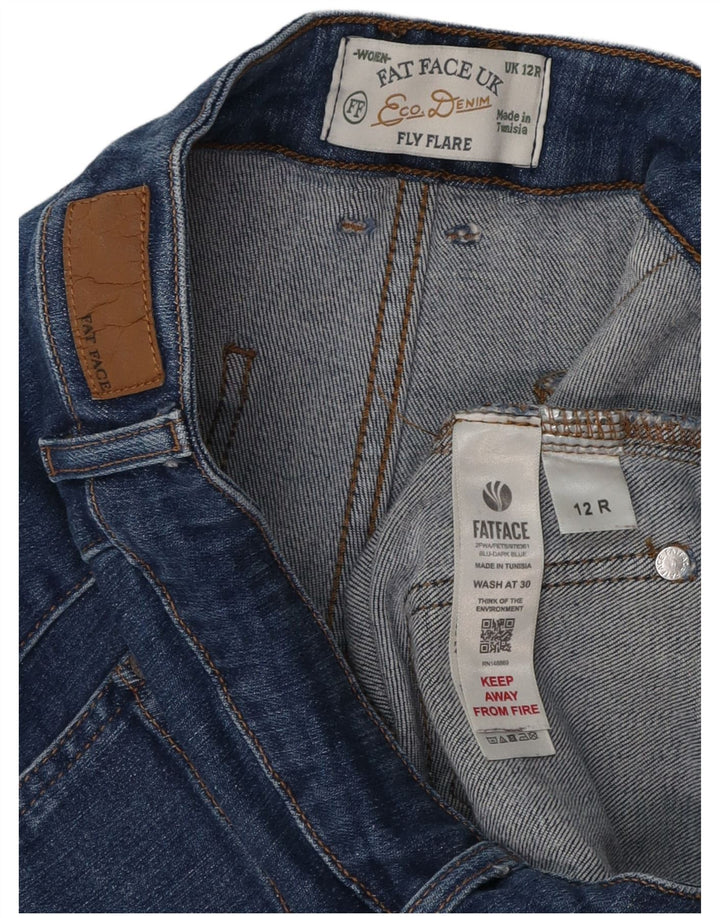 FAT FACE Γυναικεία Fly Flared Jeans UK 12 Medium W30 L30 Blue Cotton
