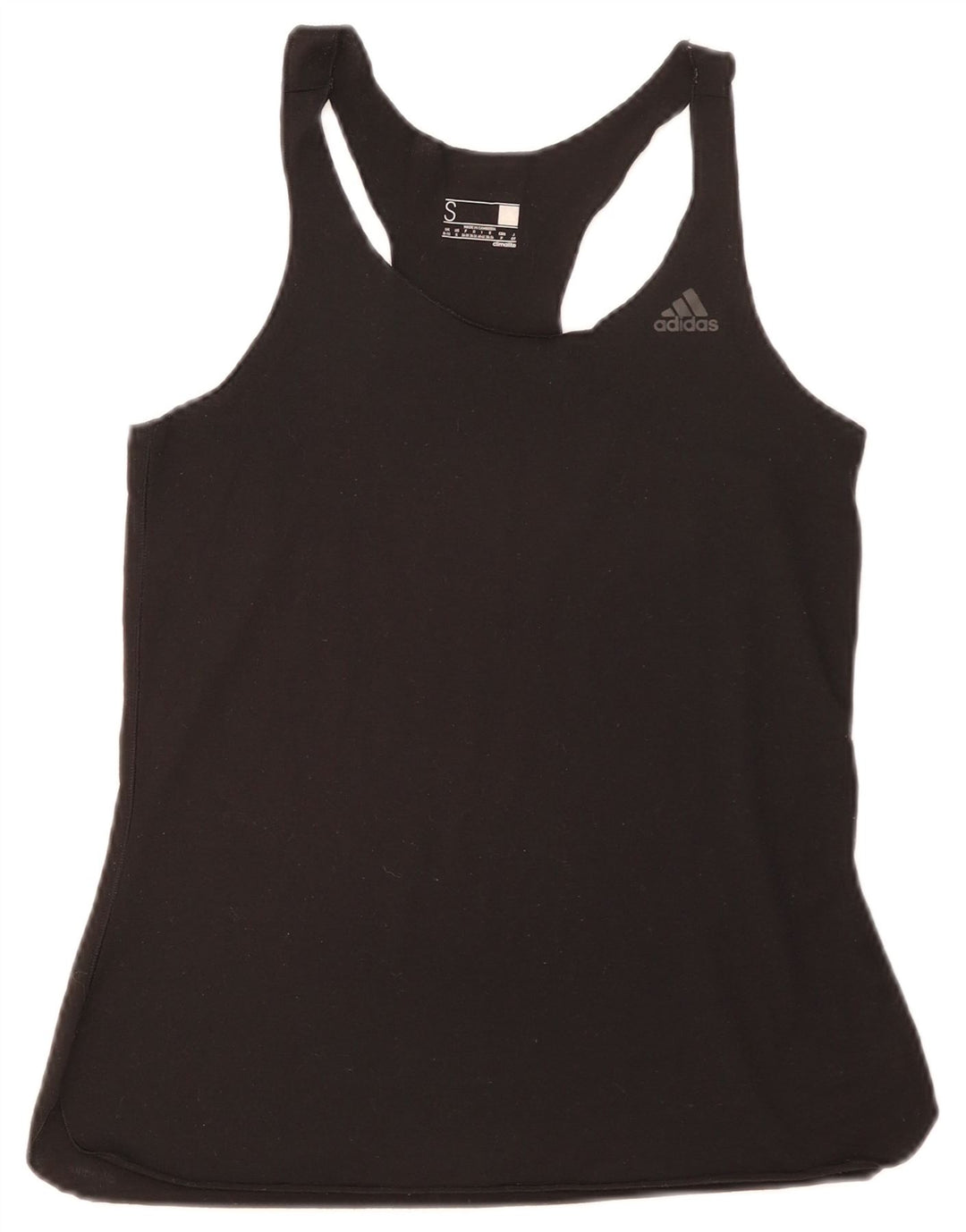 Γυναικείο γραφικό γιλέκο Adidas Top UK 8/10 Small Black Polyester