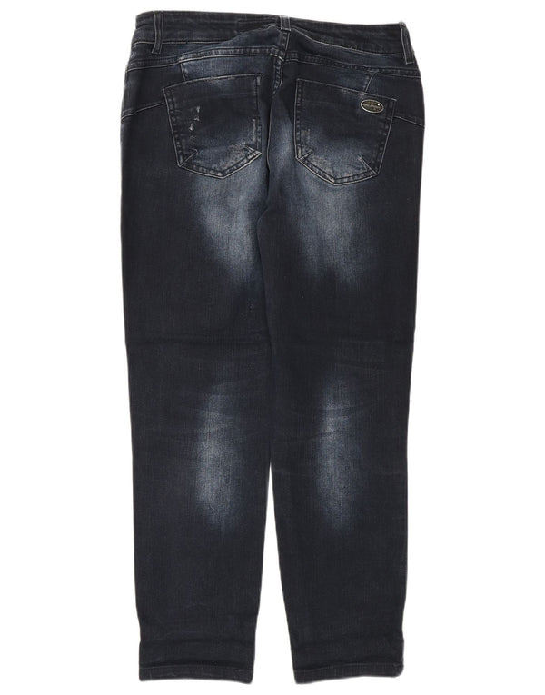 LUISA SPAGNOLI Γυναικείο Slim Cropped Jeans IT 40 Small W27 L25 Navy Blue