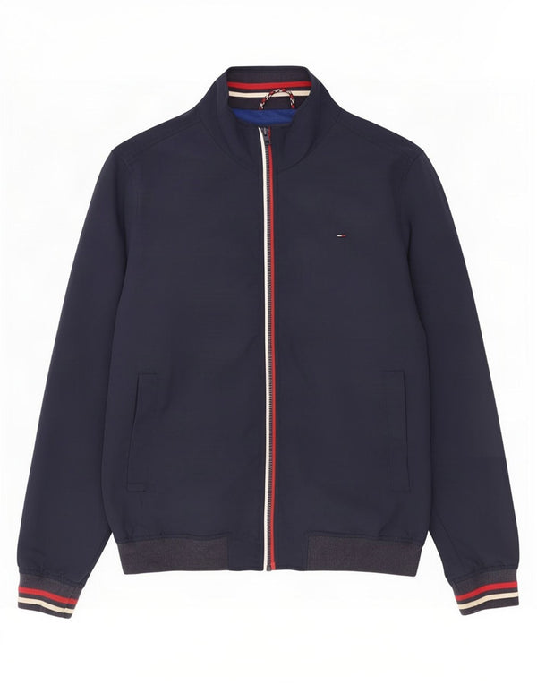 Ανδρικό μπουφάν Tommy Hilfiger UK 42 XL Navy Blue Polyamide