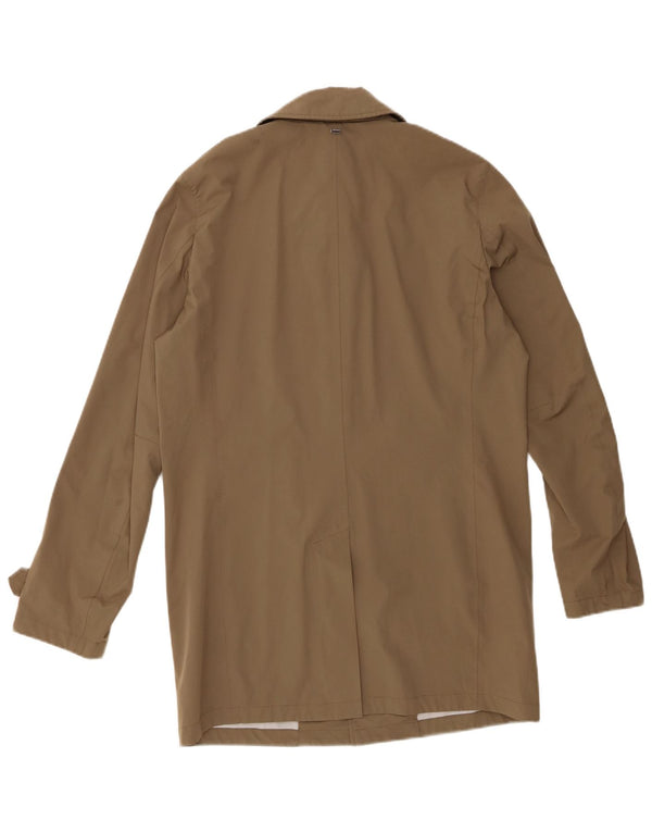 Liu Jo Mens Trench Coat UK 36 Small Khaki Polyamide