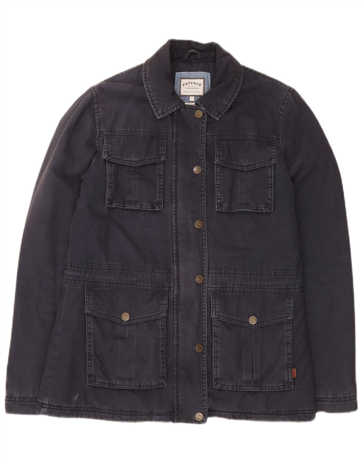FAT FACE Γυναικείο Utility Jacket UK 10 Small Navy Blue Cotton