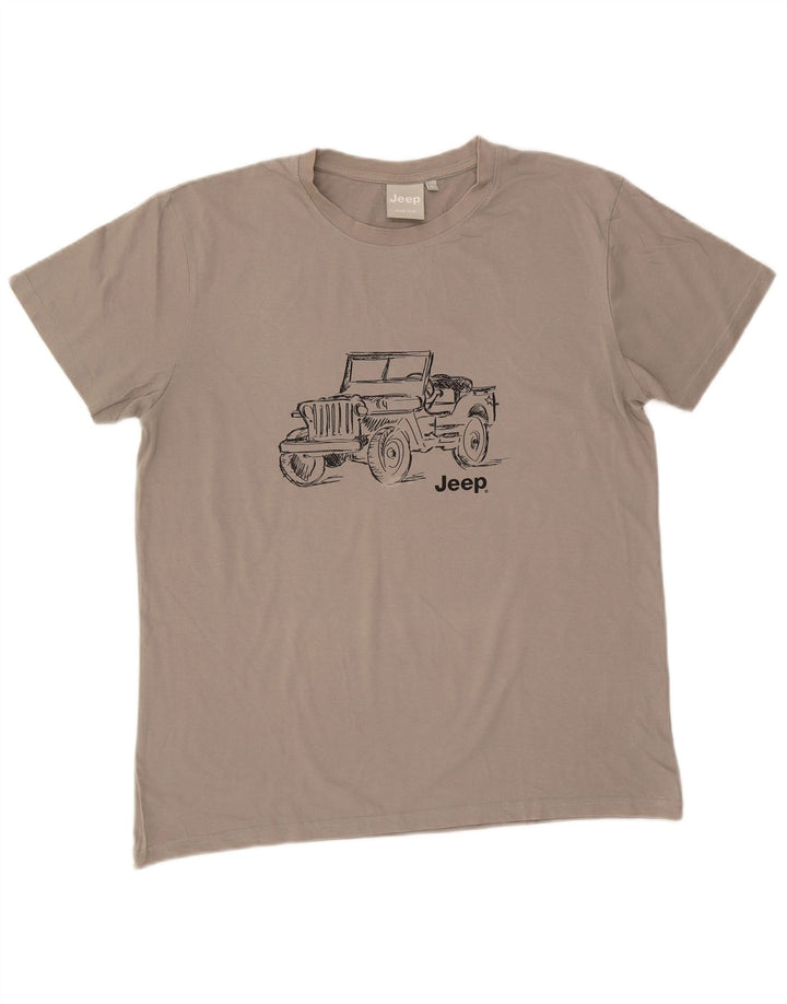 Ανδρικό T-Shirt Jeep Graphic Top XL Grey