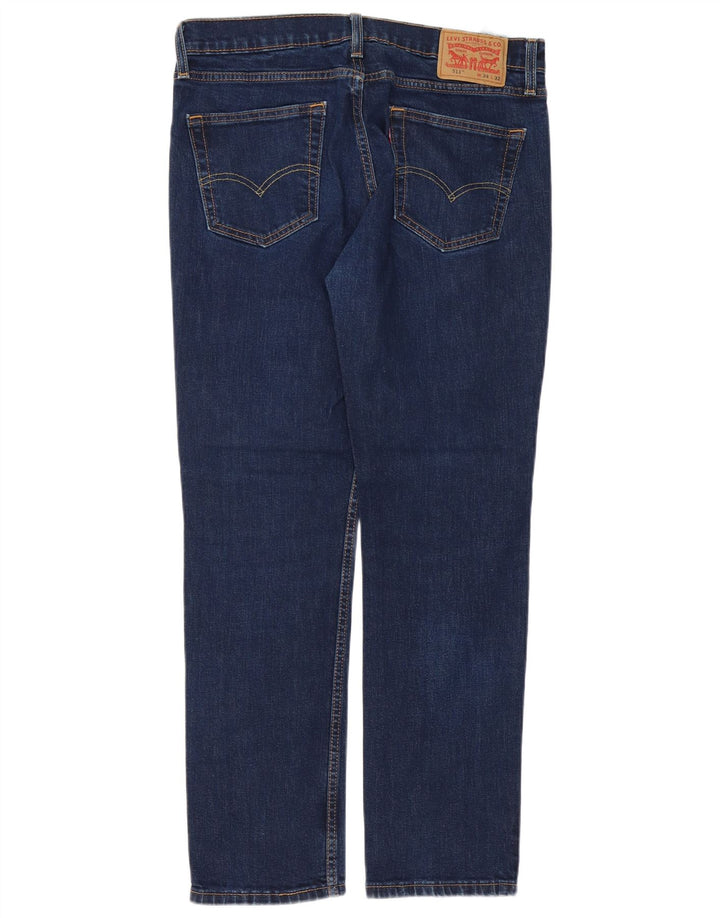 Ανδρικό LEVI'S 511 Slim Jeans W34 L30 Blue Cotton