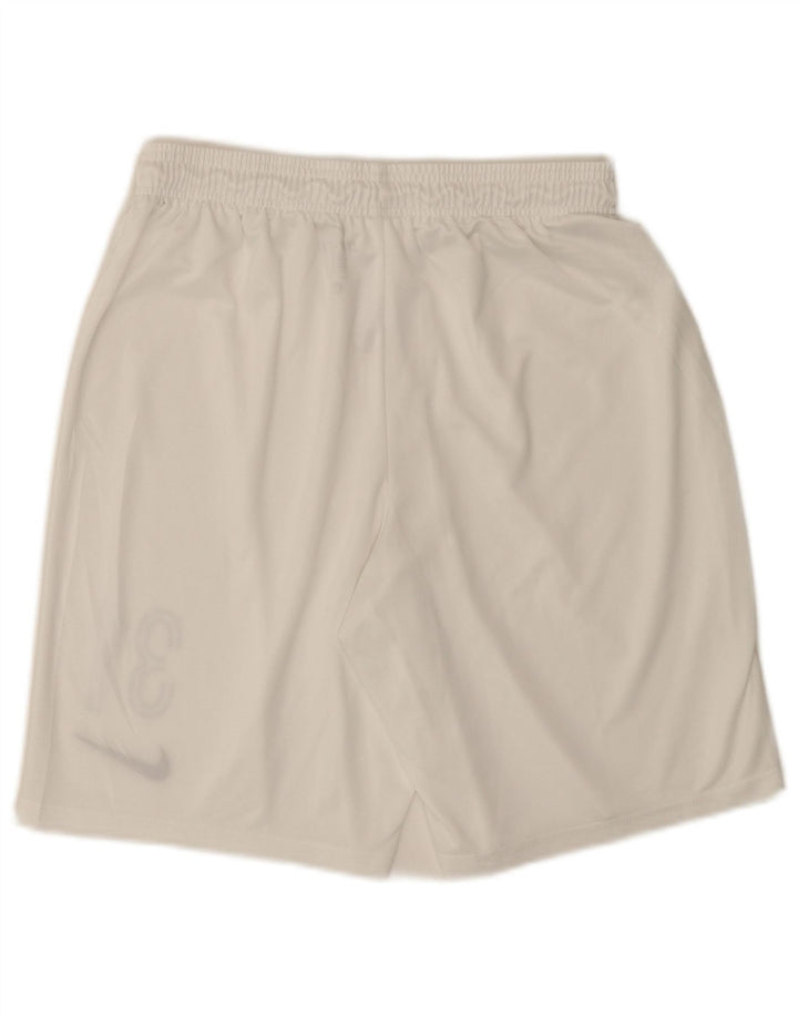 Γραφικό αθλητικό σορτς Nike ανδρικό Dri Fit, μεγάλο λευκό πολυεστέρα