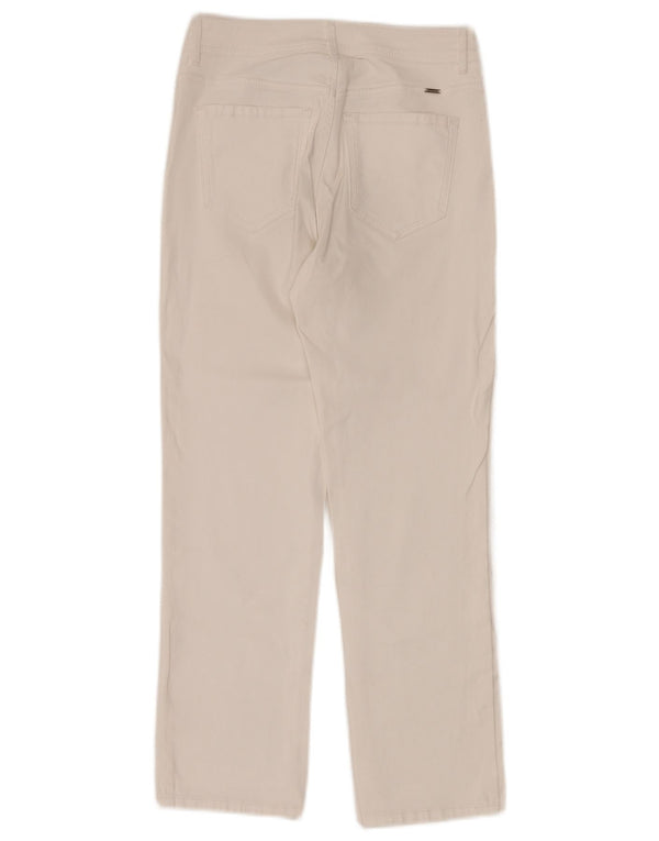 Massimo Dutti Γυναικείο ίσιο τζιν EU 36 XS W26 L26 Λευκό