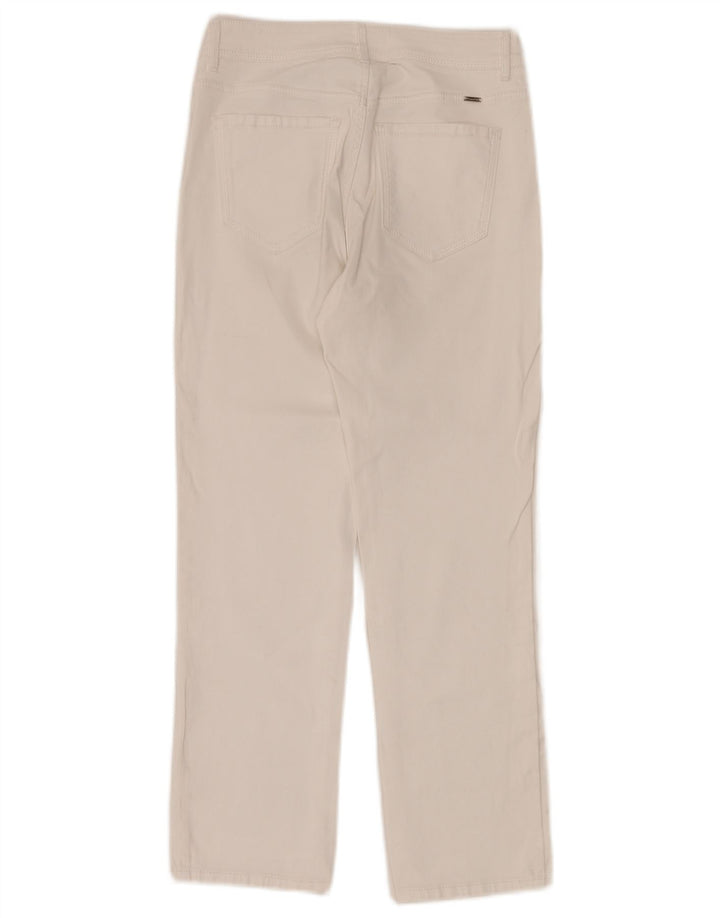 Massimo Dutti Γυναικείο ίσιο τζιν EU 36 XS W26 L26 Λευκό
