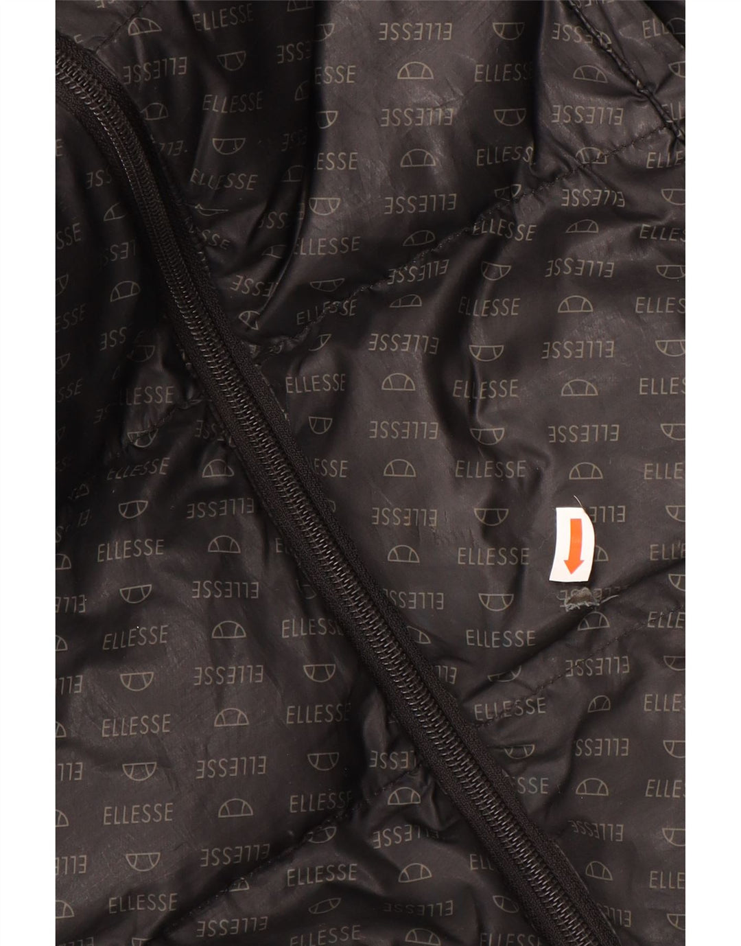 ELLESSE Boys Graphic Hooded Jacket 12-13 Years Black Polyester