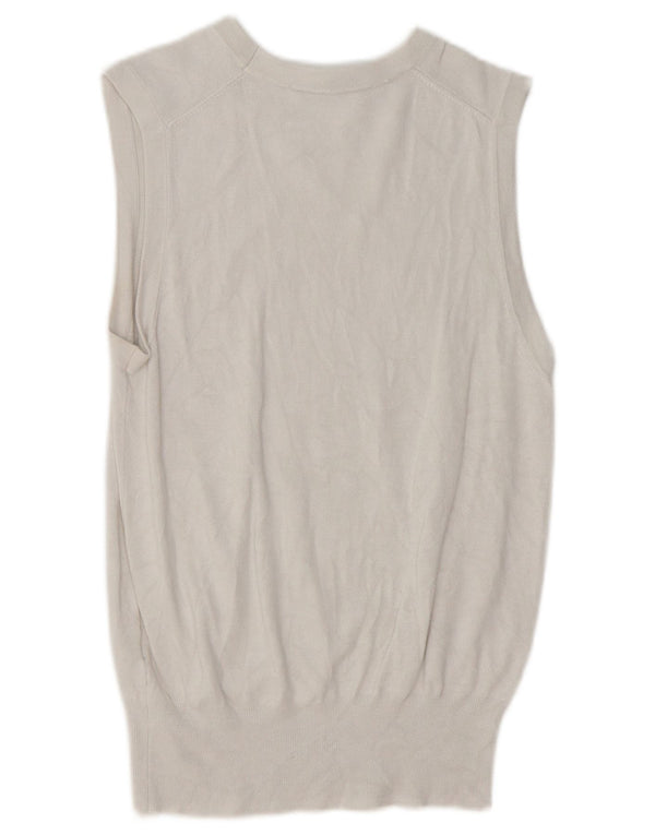 Zara Γυναικείο Γιλέκο Tank Top UK 12 Medium White