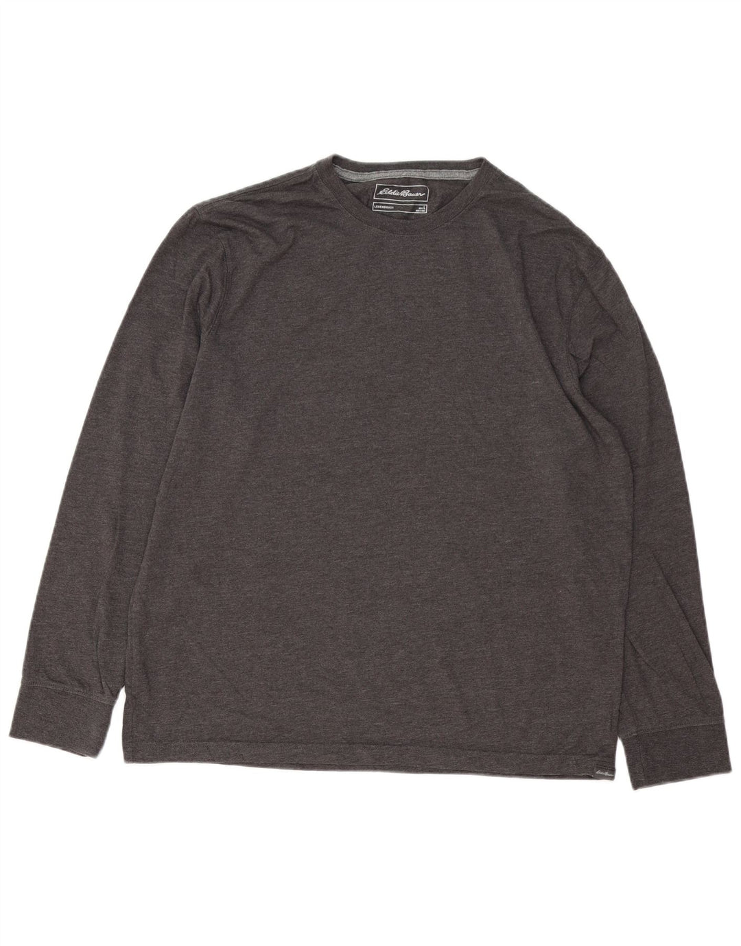 EDDIE BAUER Ανδρικό τοπ μακρυμάνικο μεγάλο γκρι βαμβακερό