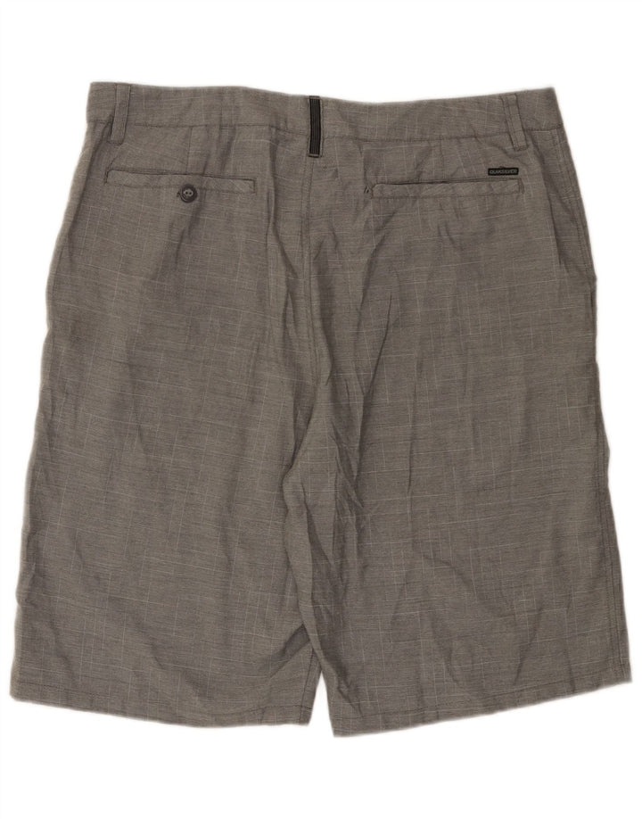 Ανδρικό σορτς Chino Quiksilver W38 XL από πολυεστέρα με γκρι φλύκταινες