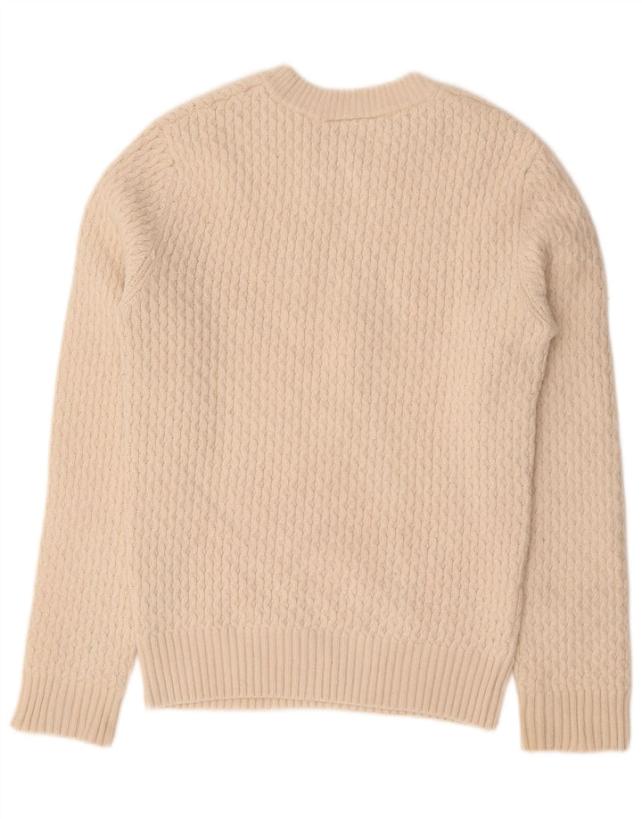 Ανδρικό πουλόβερ Lacoste Regular Fit Crew Neck Jumper Size 3 Small Off White