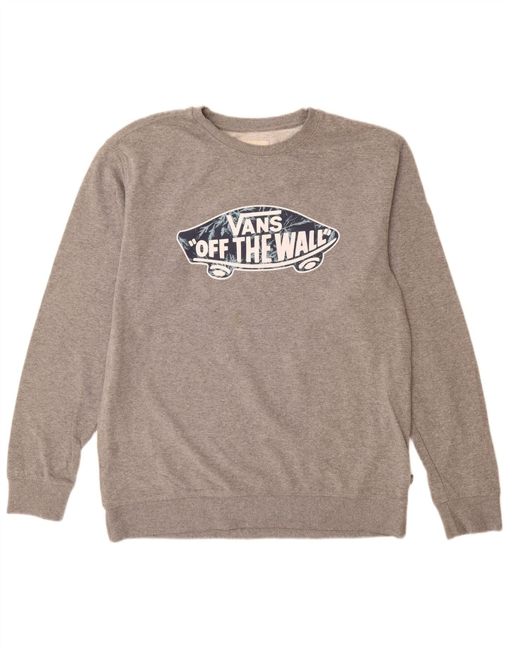 Ανδρικό γραφικό φούτερ Vans Jumper XL Γκρι βαμβακερό