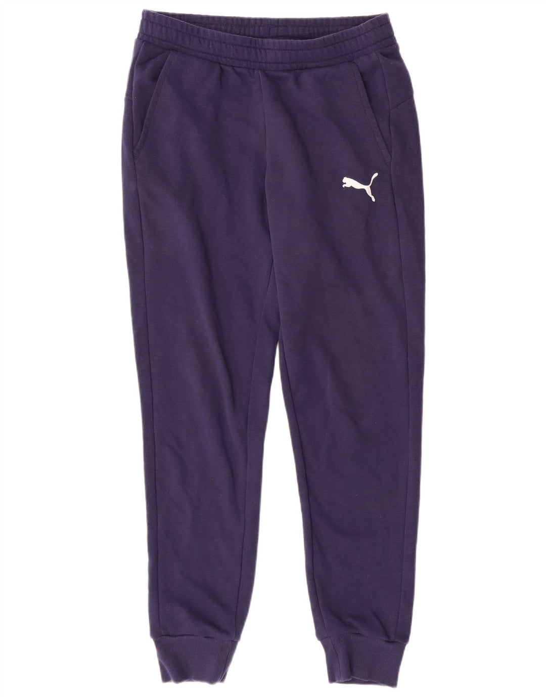 Γυναικεία αθλητική φόρμα PUMA Παντελόνι Joggers UK 14 Medium Navy Blue Cotton