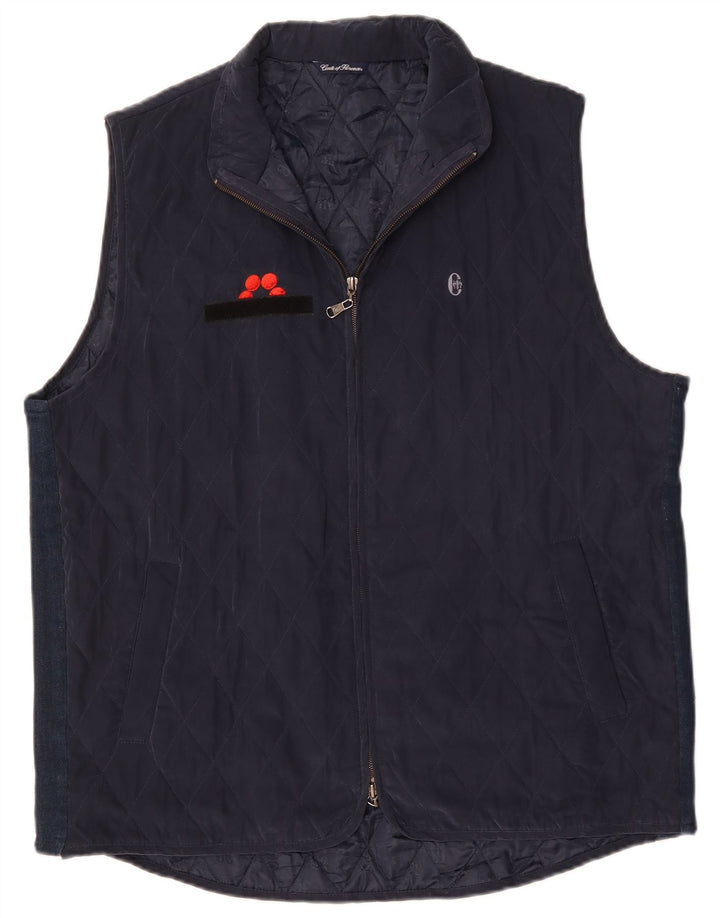 CONTE OF FLORENCE Ανδρικά καπιτονέ Gilet UK 44 2XL Navy Blue