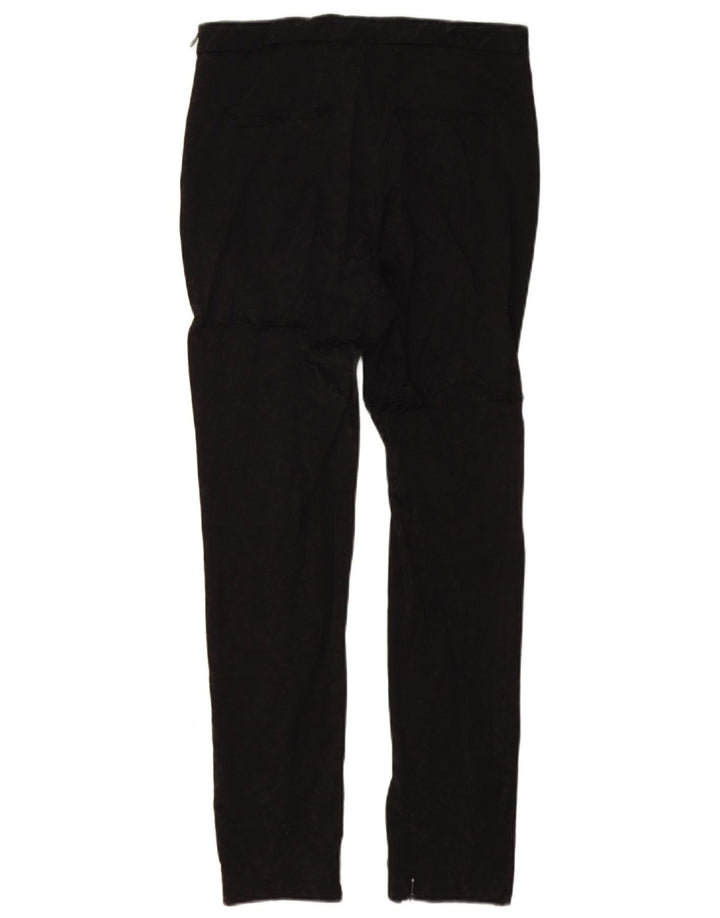 Zara Γυναικείο Slim παντελόνι Chino Medium W28 L28 Μαύρο