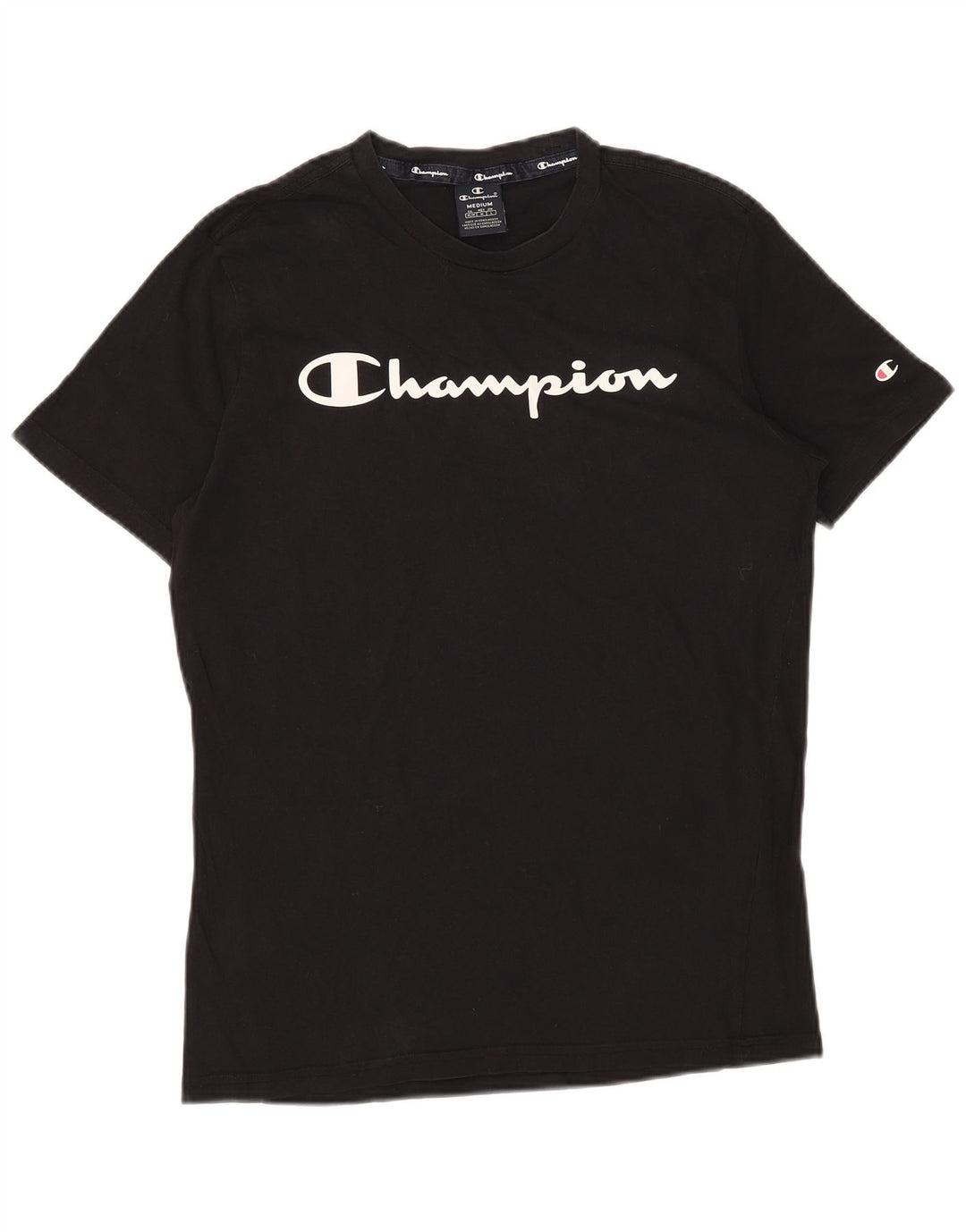 Ανδρικό γραφικό T-shirt CHAMPION Top Medium Navy Blue βαμβακερό