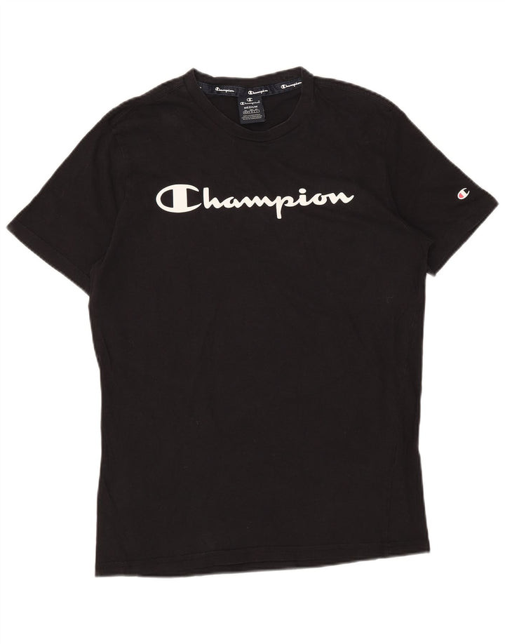 Ανδρικό γραφικό T-shirt CHAMPION Top Medium Navy Blue βαμβακερό