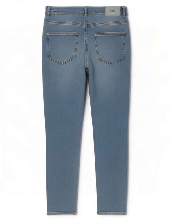 Zara Γυναικείο Skinny Jeans EU 42 Large W32 L28 Blue