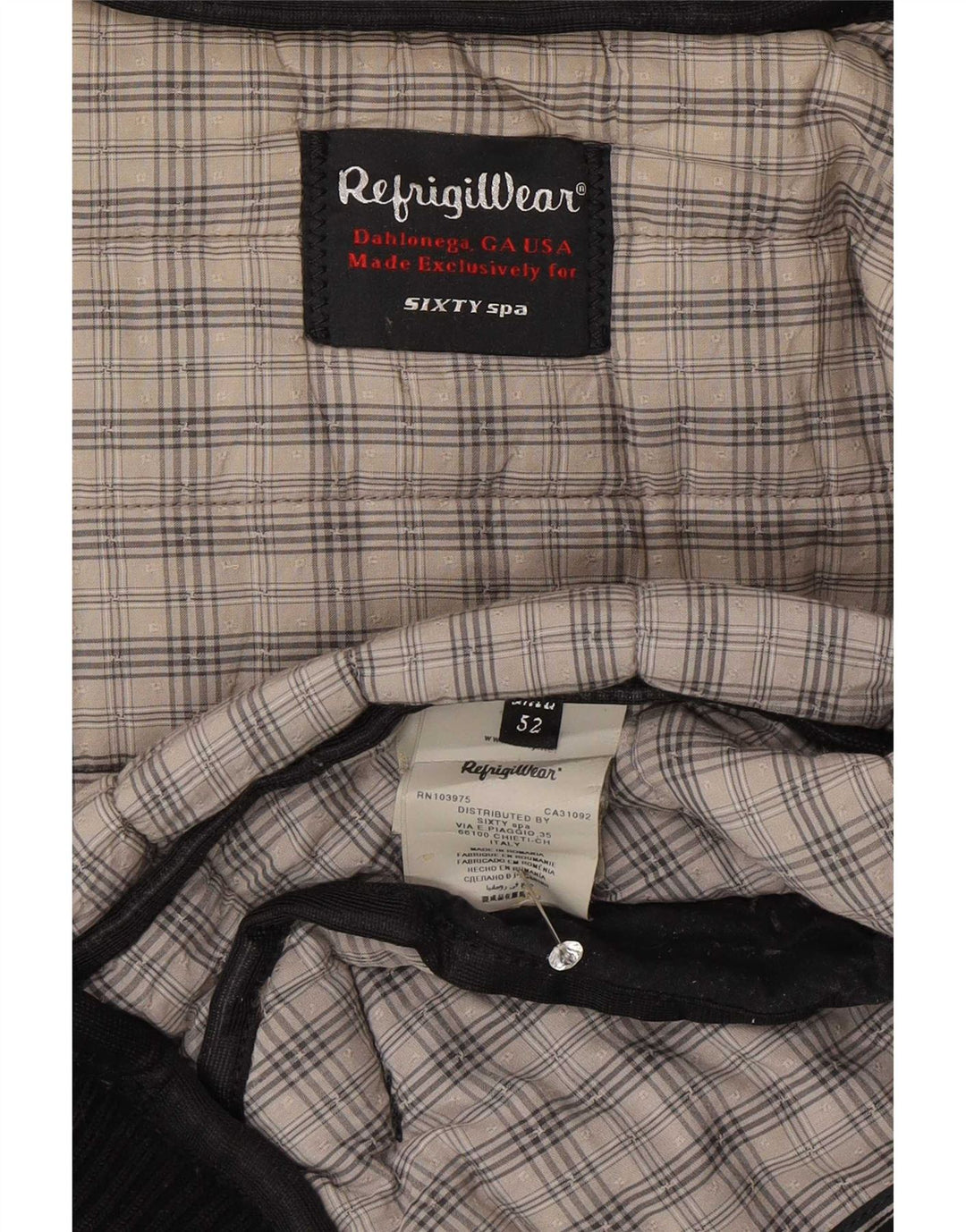 Refrigiwear Ανδρικό μπουφάν με κουκούλα IT 52 Large Navy Blue Polyester