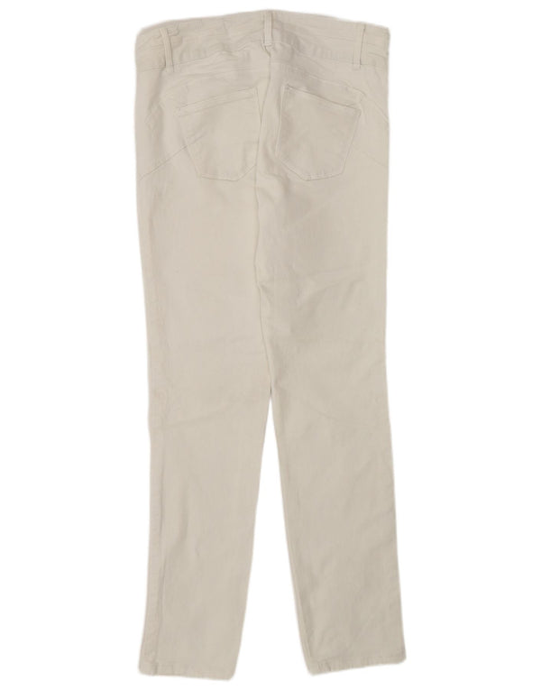 M&Co Γυναικεία Skinny Jeans UK 12 Medium W30 L30 White