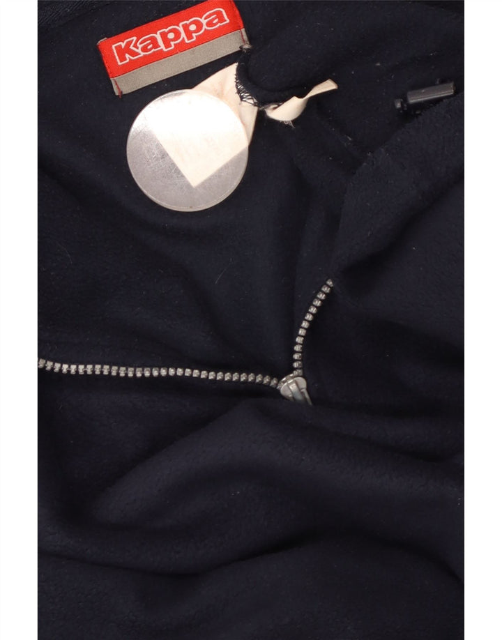KAPPA Ανδρικό φερμουάρ με φερμουάρ Fleece Jumper Medium Navy Blue Polyester