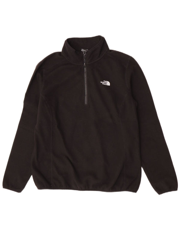 The North Face γυναικείο φερμουάρ Fleece Jumper UK 18 XL μαύρο πολυεστέρα