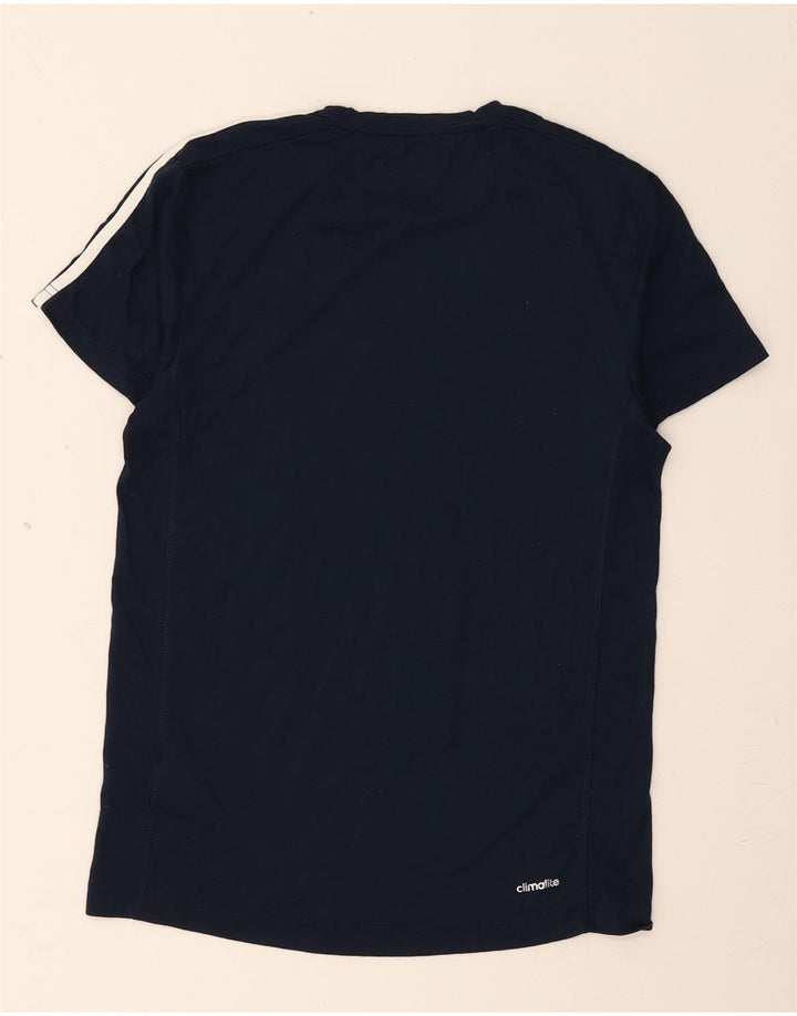 Adidas Ανδρικό T-Shirt Climalite Top Small Navy Blue Polyester